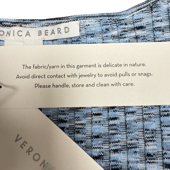 NWT! VERONICA BEARD Lipa Rib Knit Pullover Sweetheart Top | Size Large - Picture 11 of 11